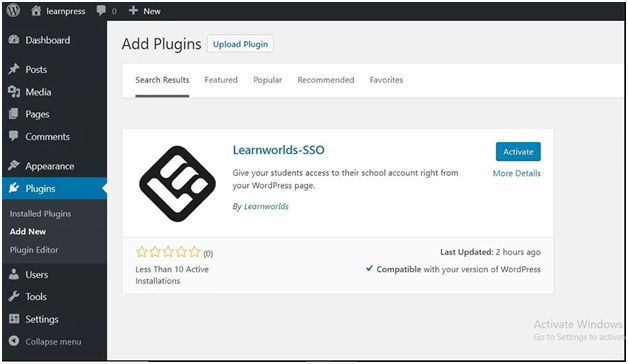 LearnWorlds plugin