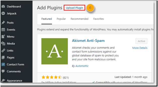 upload plugin