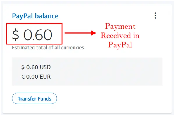 PayPal Balance check