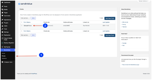 Sendinblue plugin Sendinblue plugin