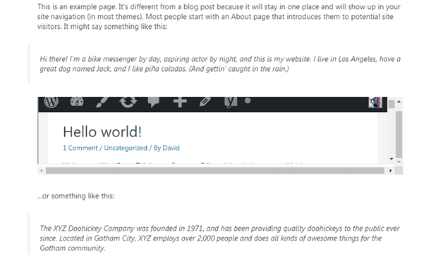 Hello wordpress