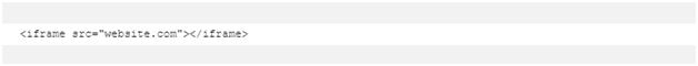 Iframe src code