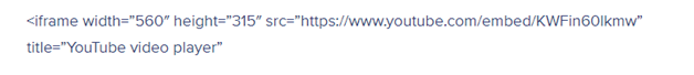 Iframe width Iframe width