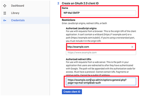 wp mail smtp setup