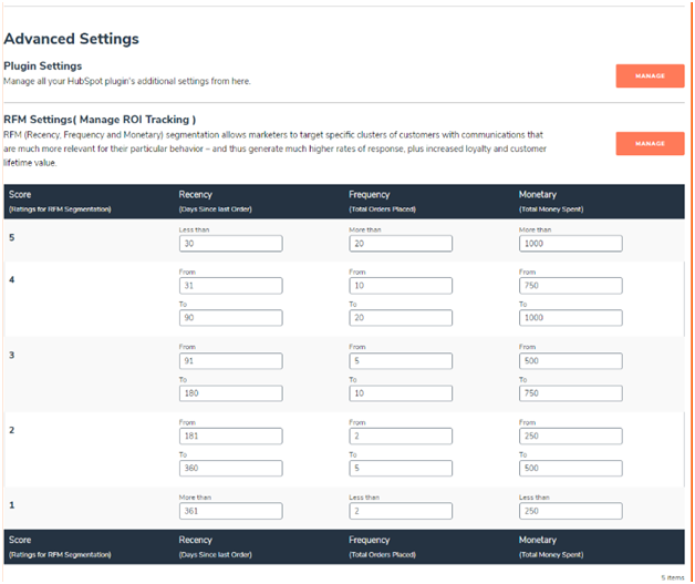 Plugin Settings