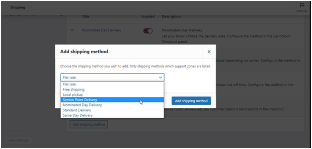 Add shipping Method Add shipping Method
