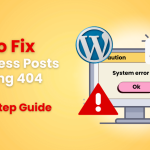 WordPress posts returning 404 error