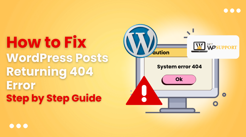 WordPress posts returning 404 error