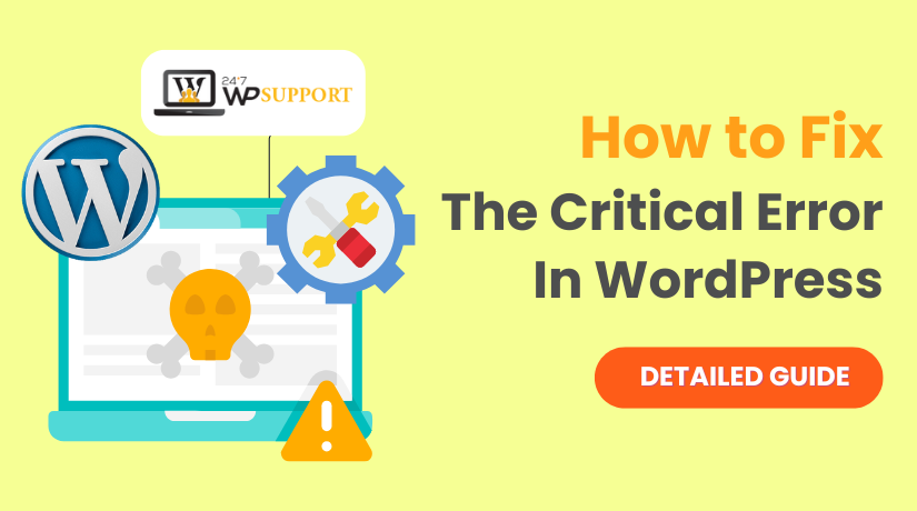 How to Fix the Critical Error in WordPress