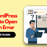 How to Fix WordPress Failed to Open Stream Error