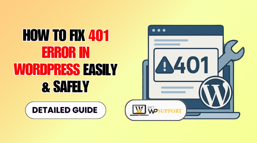 How to Fix 401 Error in WordPress 