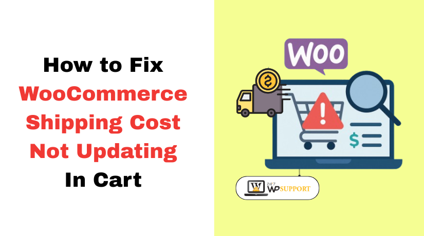 How to Fix WooCommerce Shipping Cost Not Updating in Cart