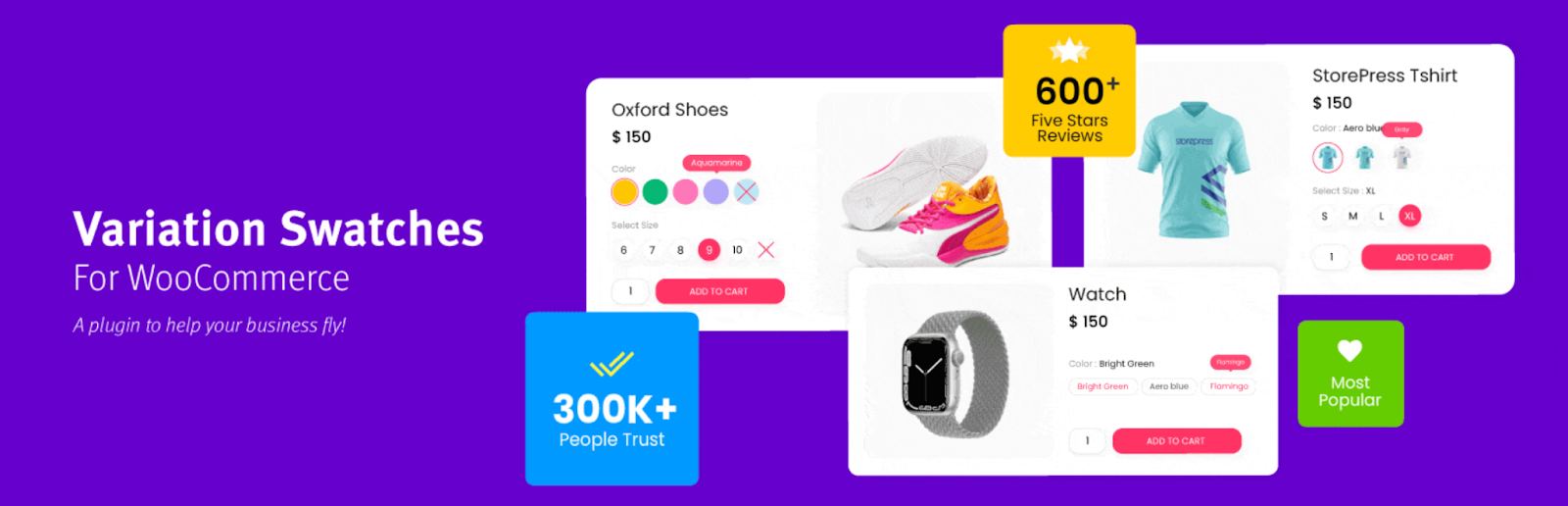 Variation Swatches for WooCommerce Variation Swatches for WooCommerce