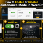 Enable or Disable Maintenance Mode in WordPress
