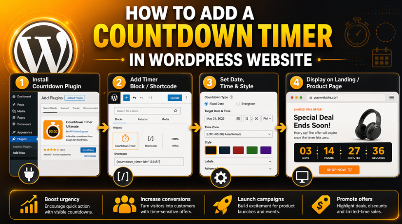 How to Add a Countdown Timer in WordPress Website