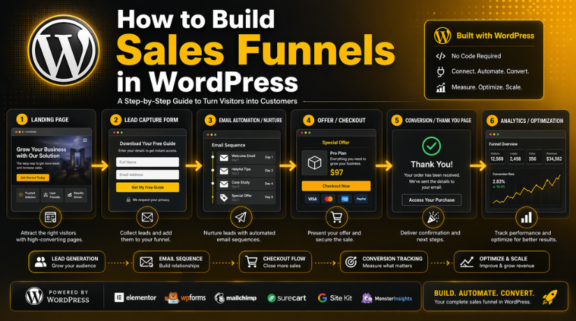 How to Build Sales Funnels in WordPress