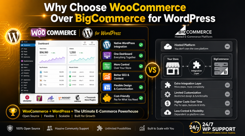 WooCommerce Over BigCommerce