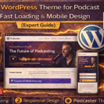 WordPress Theme for Podcast with Fast Loading & Mobile Design