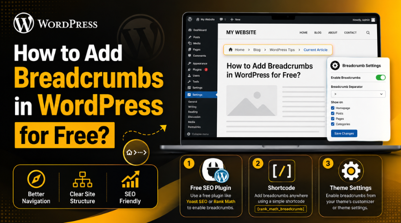 Add Breadcrumbs in WordPress