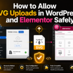 Allow SVG Uploads