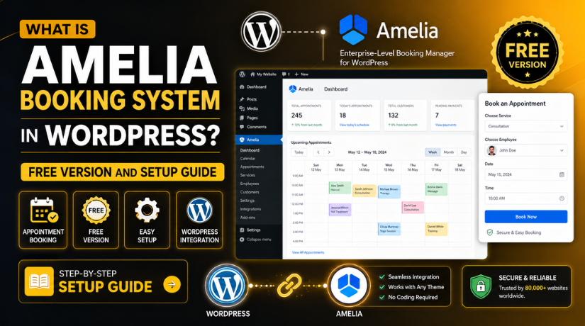Amelia Booking System