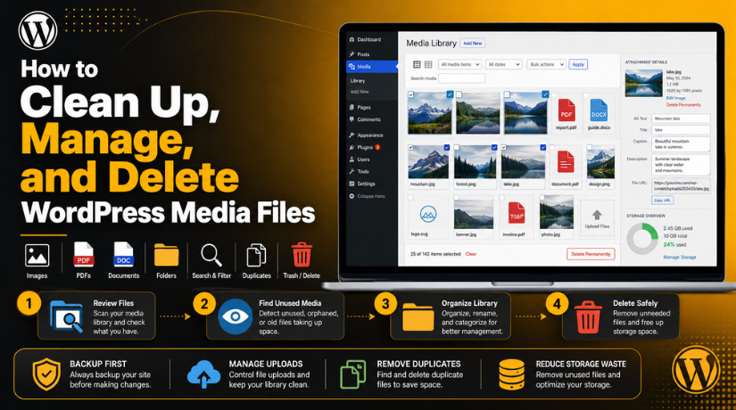 Clean Up, Manage, and Delete WordPress Media Files
