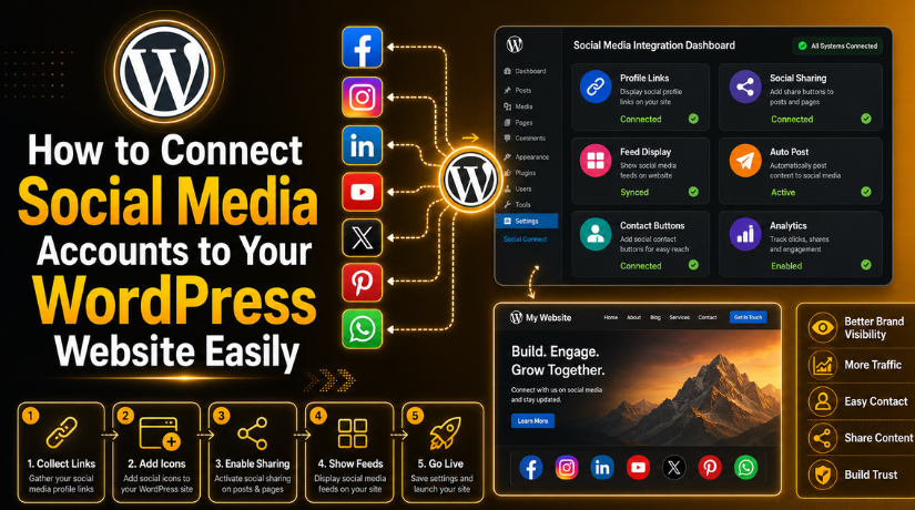 Connect Social Media Accounts to Your WordPress