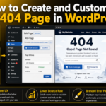 Create and Customize a 404 Page in WordPress