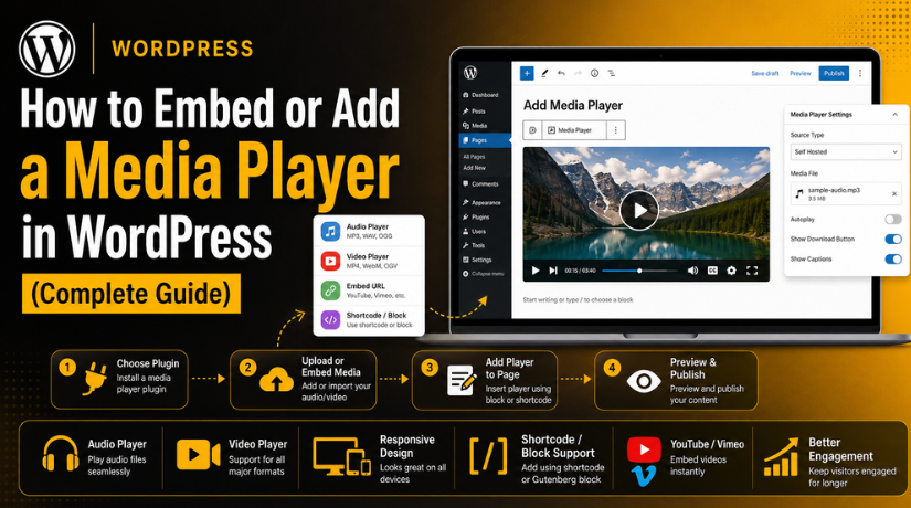 Embed or Add a Media Player