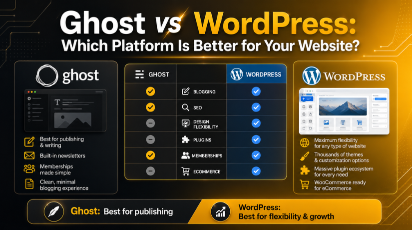 Ghost vs WordPress