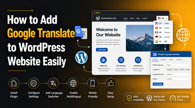 Google Translate to WordPress