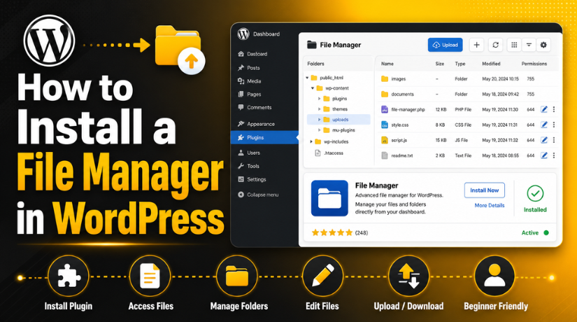 Install a File Manager in WordPress