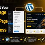 Set Your Homepage as a Landing Page