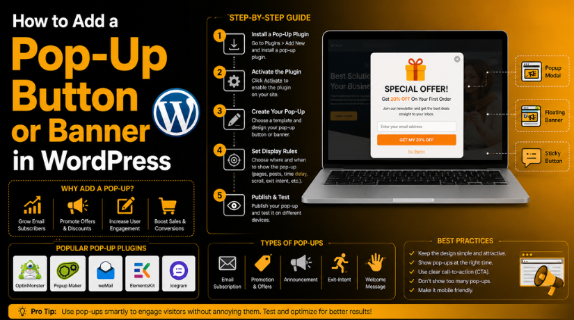Add a Pop-Up Button
