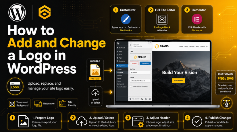 Add and Change a Logo in WordPress