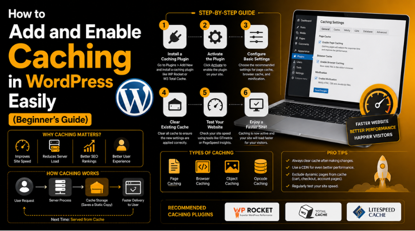 Add and Enable Caching in WordPress