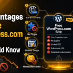 Disadvantages of a Free WordPress.com