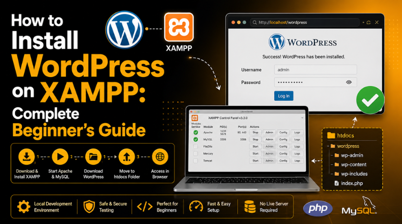 Install WordPress on XAMPP