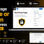 Page Private or Hidden in WordPress