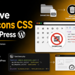 Remove Dashicons CSS