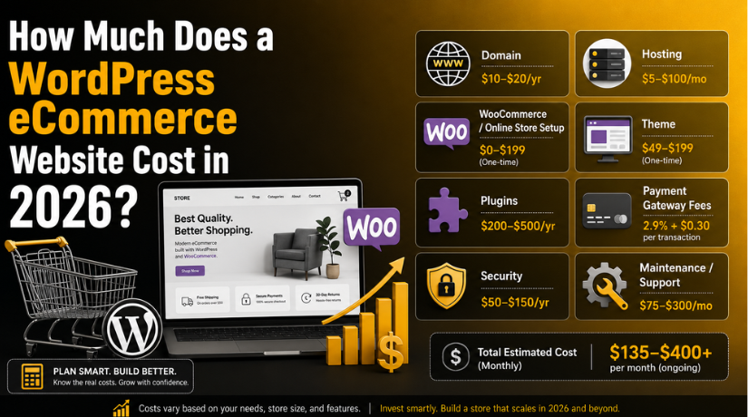 WordPress eCommerce Website Cost in 2026