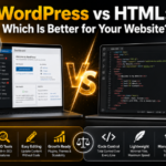 WordPress vs HTML
