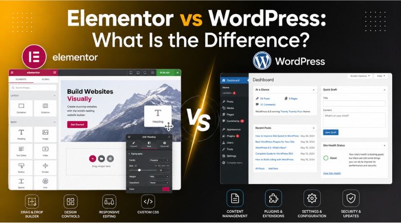 Elementor vs WordPress