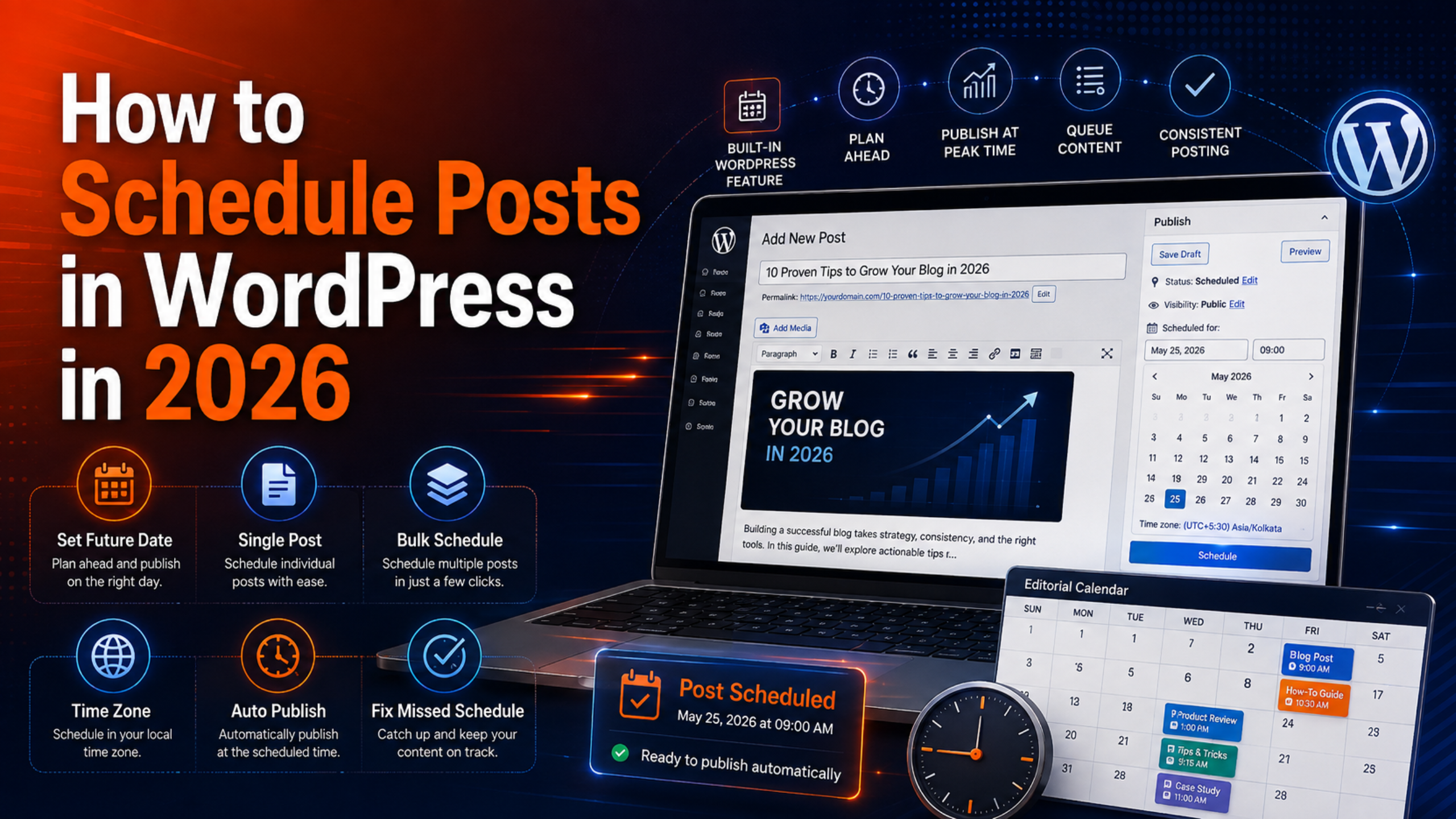 Schedule Posts in WordPress