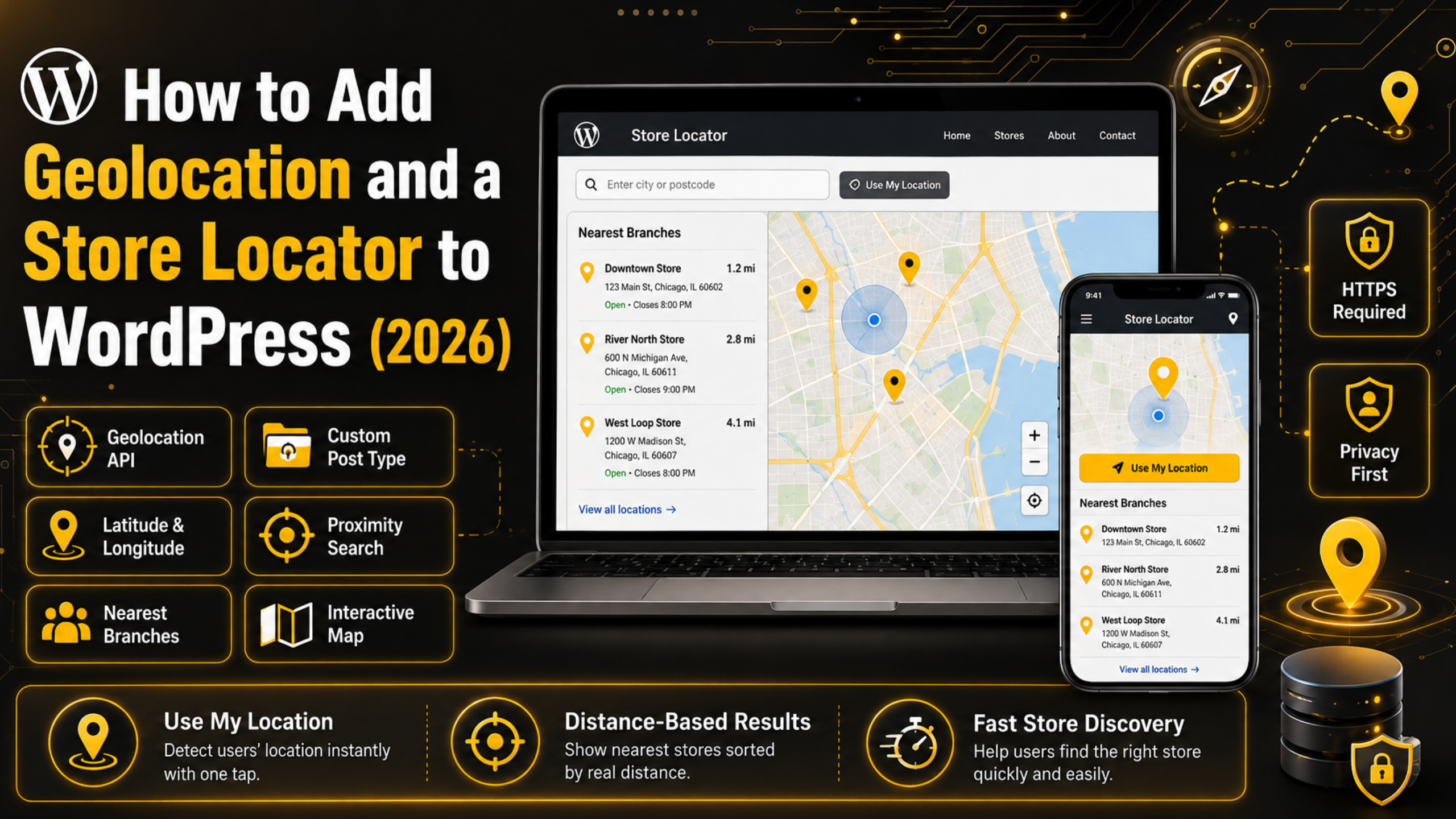 Add Geolocation and a Store Locator to WordPress