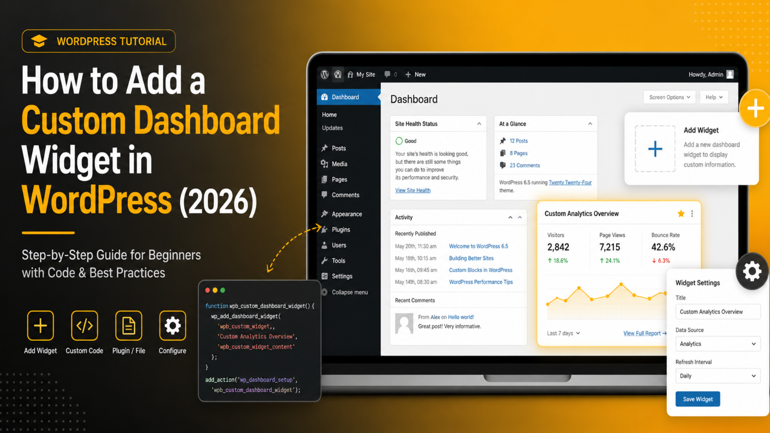 Add a Custom Dashboard Widget in WordPress