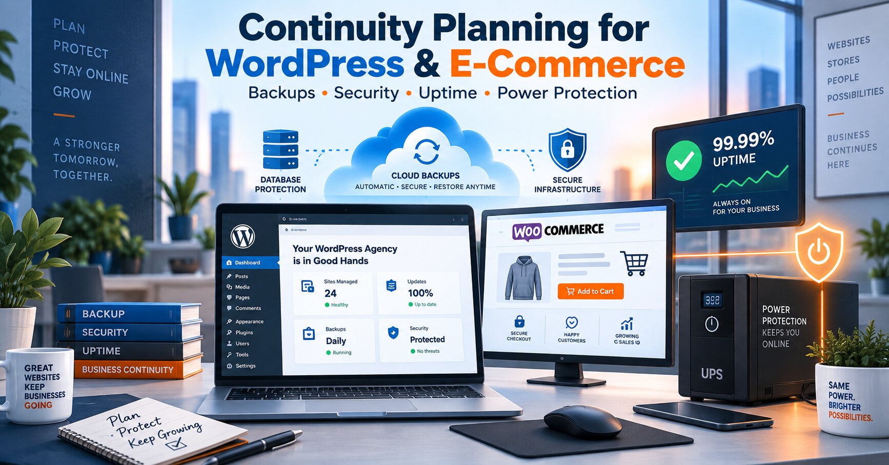 Essential Continuity Planning for WordPress Agencies and E-Commerce Stores