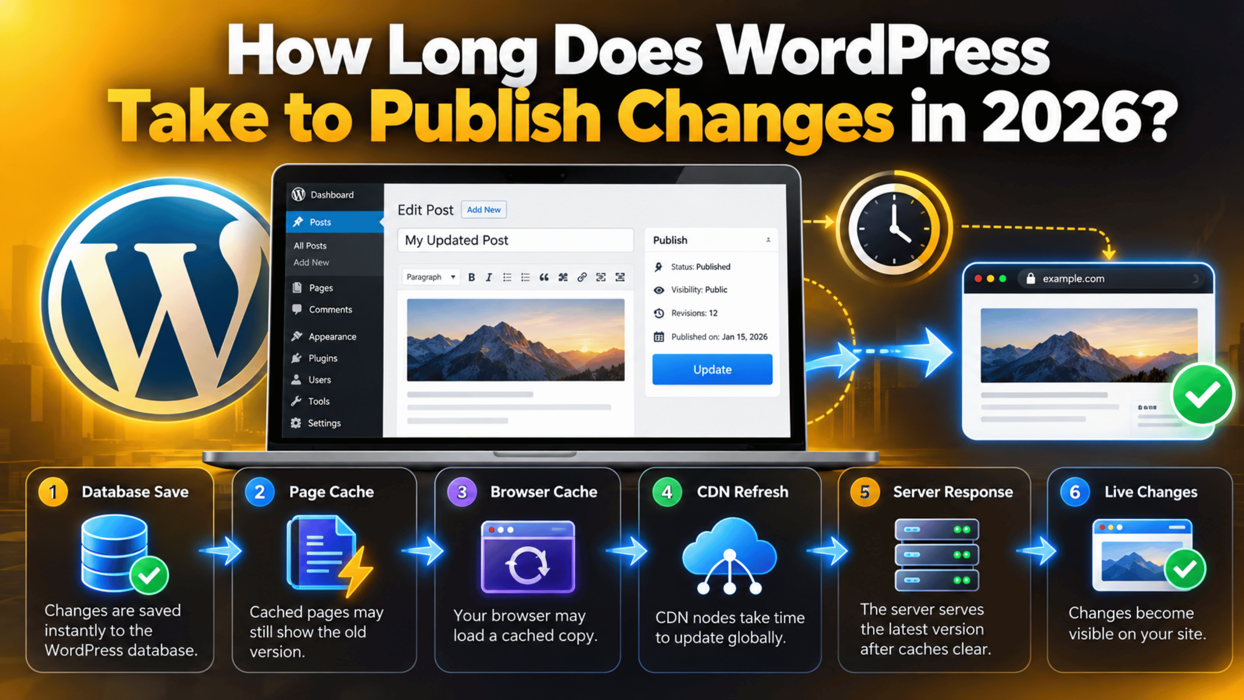 Long Does WordPress Take to Publish Changes