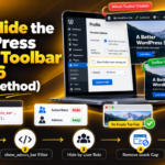 Hide the WordPress Admin Toolbar
