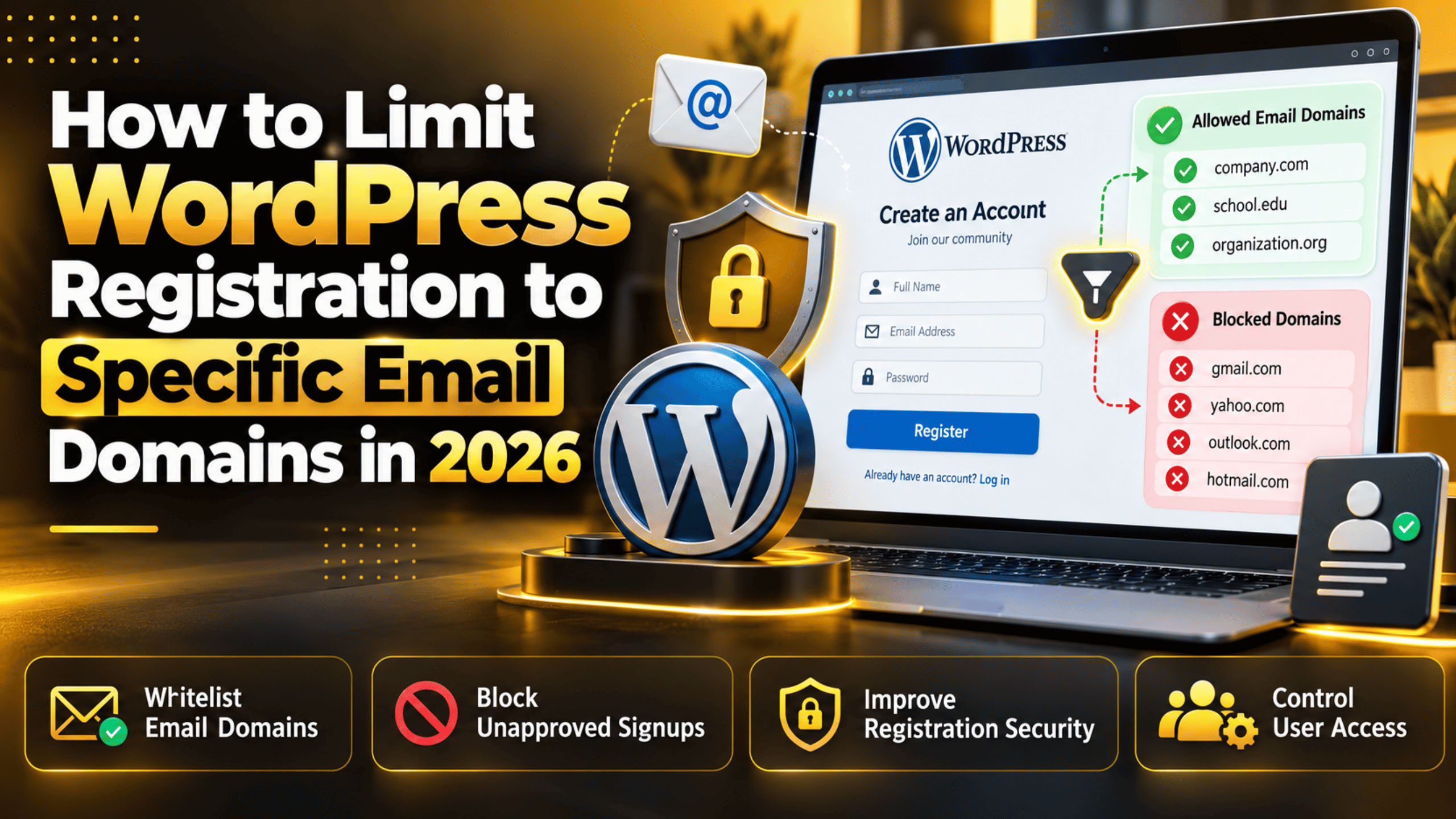 Limit WordPress Registration